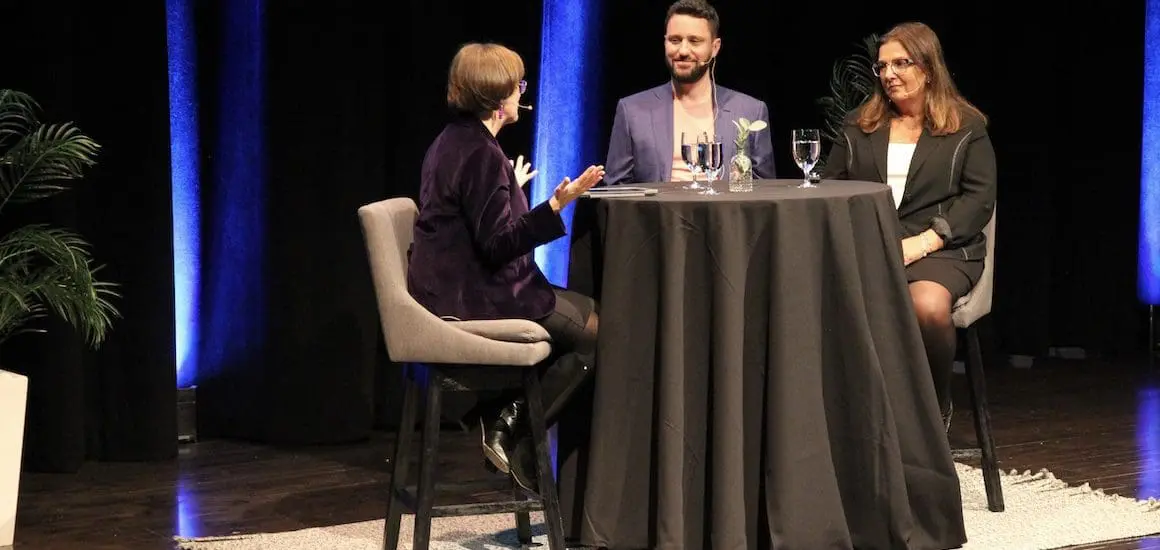 ATS – Boston event with prof. marcelle machluf and speakers on stage | Donate to Support the Technion University | American Technion Society | How to Support Israel