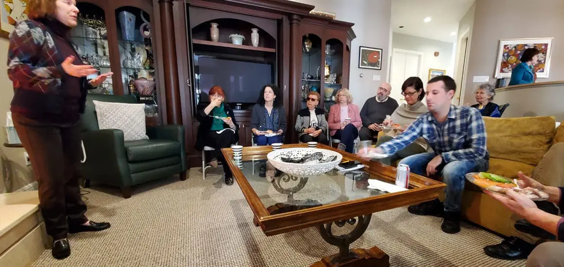 ATS Washington, D.C. supporters posing for a picture during an event with Technion grad, Dr. Yehuda Sabiner | Donate to Support the Technion University | American Technion Society | How to Support Israel