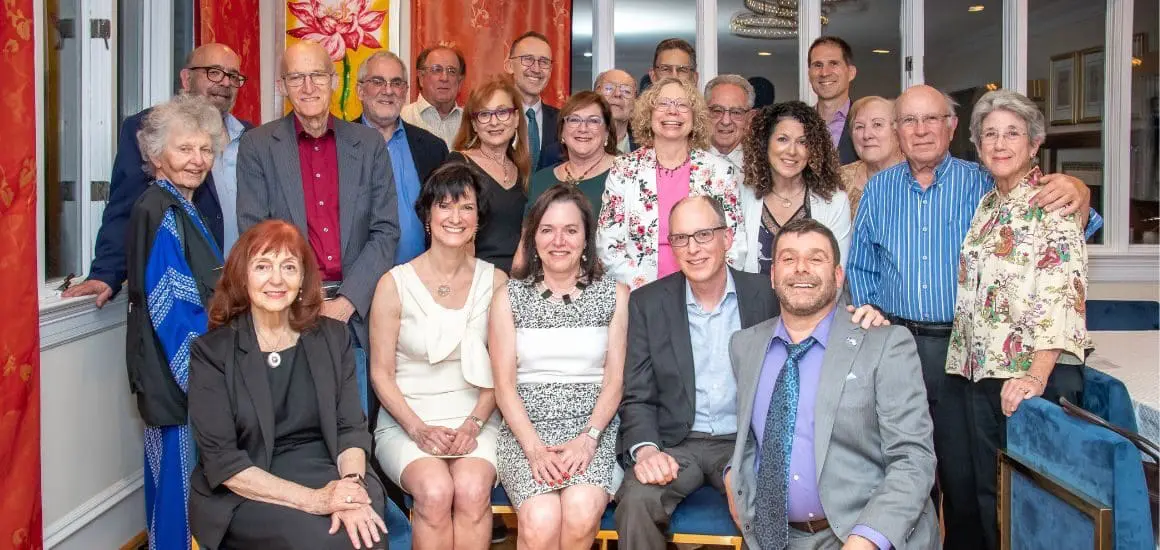 ATS - Washington, D.C. members and Irv Elenberg ATS Washington, D.C. members at an event in a living room | Donate to Support the Technion University | American Technion Society | How to Support Israel