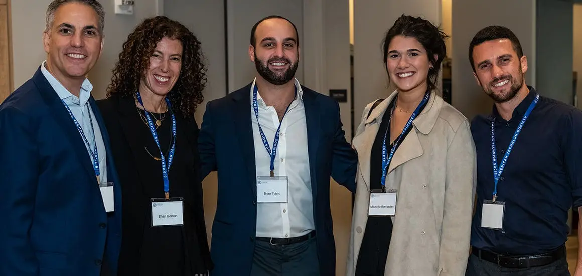 ATS supporters at a New York City event | Donate to Support the Technion University | American Technion Society | How to Support Israel