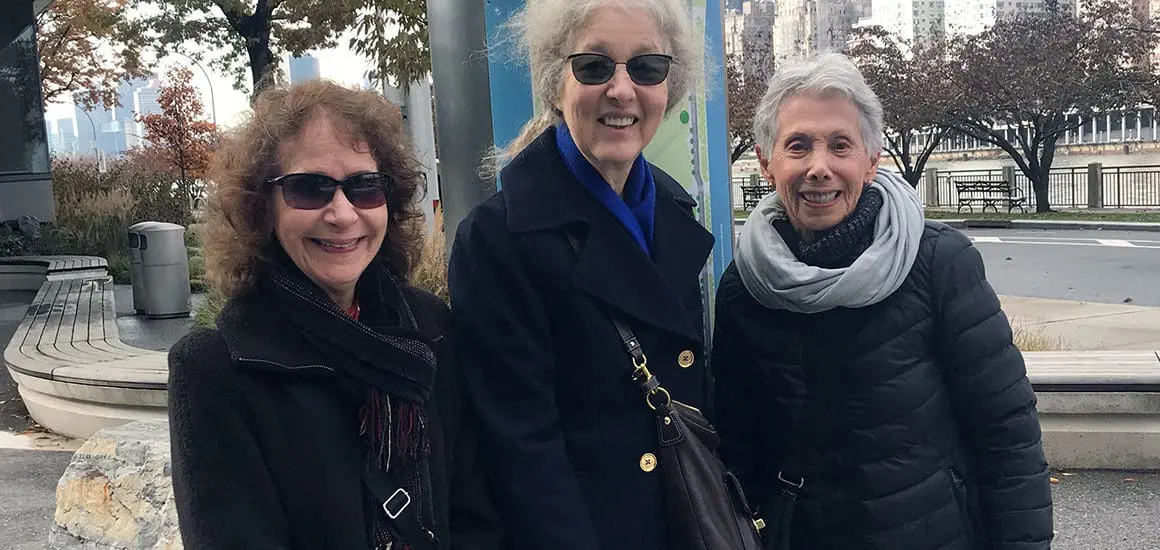 Technion supporters posing in front of a sign on the Cornell Tech campus on Roosevelt Island in New York City | Donate to Support the Technion University | American Technion Society | How to Support Israel