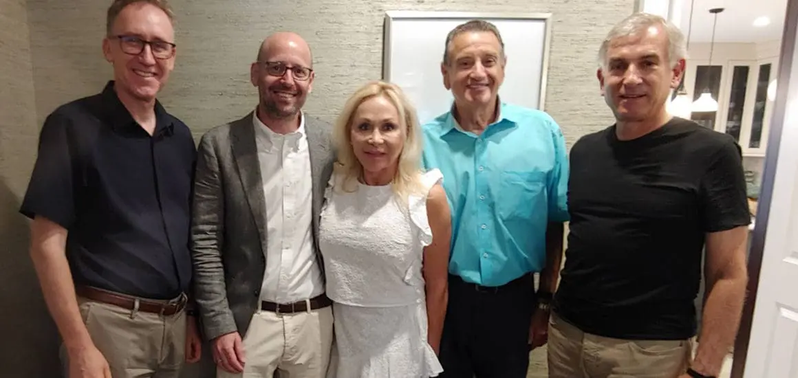 ATS staff and board members with Technion Professor Itamar Kahn | Donate to Support the Technion University | American Technion Society | How to Support Israel