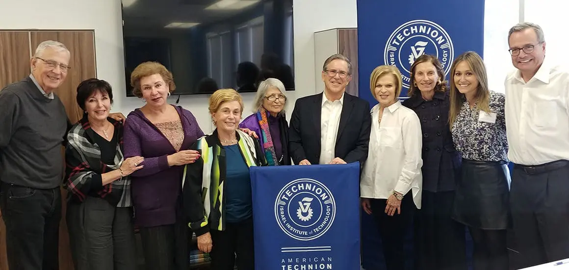 ATS staff and supporters with Rick Richman, guest speaker, at an event in California | Donate to Support the Technion University | American Technion Society | How to Support Israel