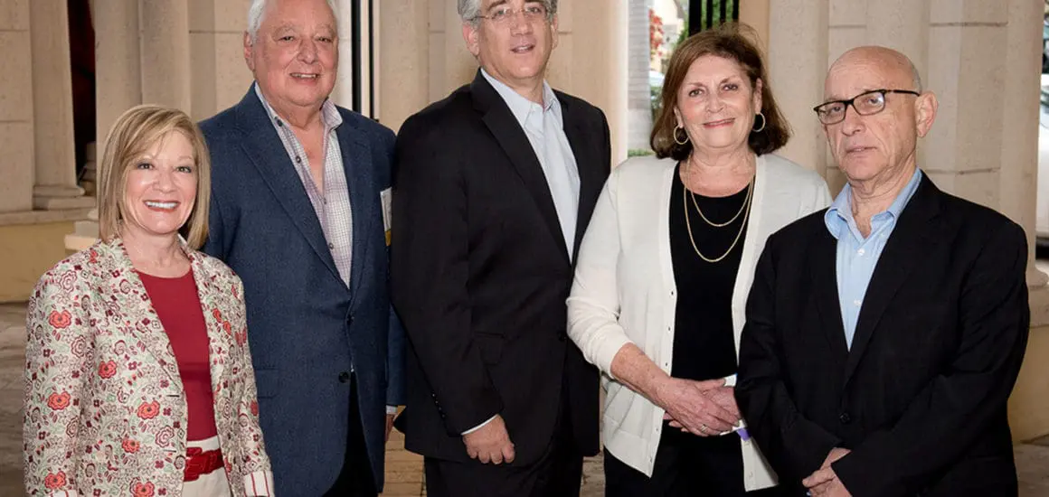 Aronson, Seskin, Stein, Bar-Nir, Nagel, ATS South Palm Beach supporters at an event | Donate to Support the Technion University | American Technion Society | How to Support Israel