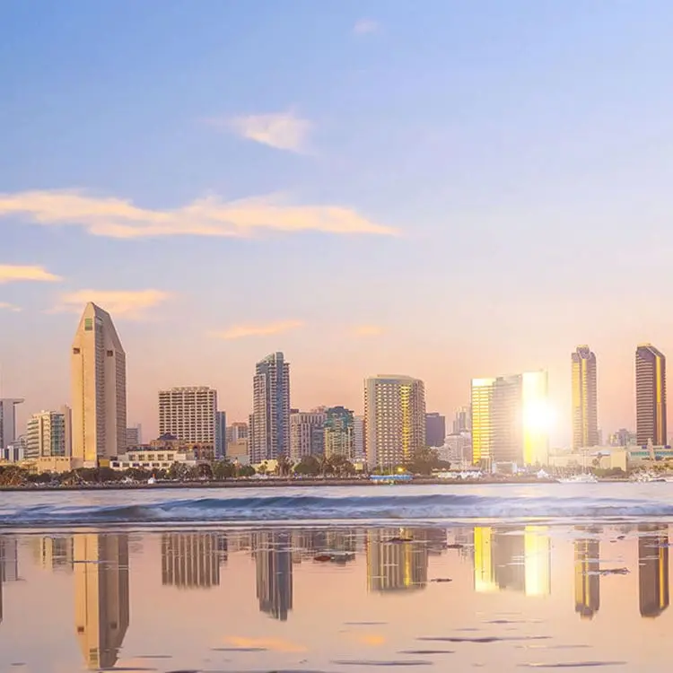 View of the San Diego skyline during sunset | Donate to Support the Technion University | American Technion Society | How to Support Israel