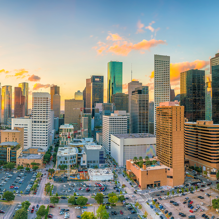 Houston skyline | Donate to Support the Technion University | American Technion Society