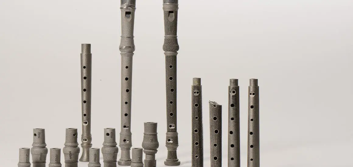 titanium flutes 3d printed | Technion University | Donate to Support Israel