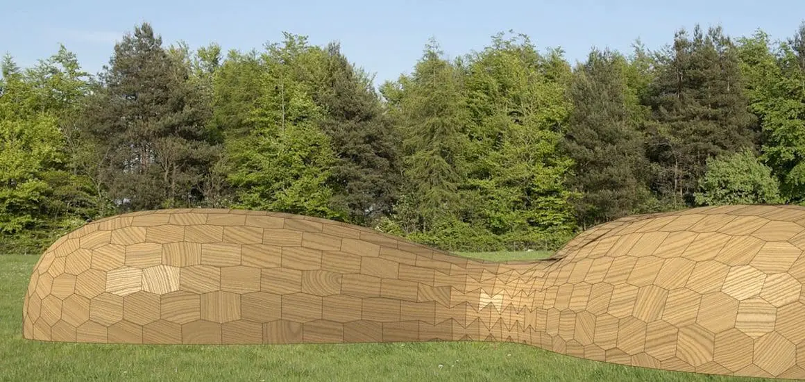 Computer rendered image of one of the segmented 3D models computed by the new algorithm