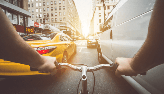 Handlebar Device Detects Danger