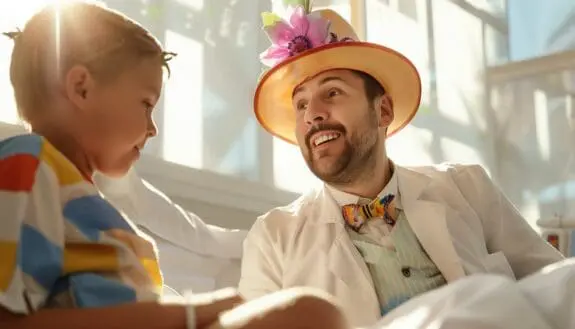 How Clown Visits Work Medical Magic