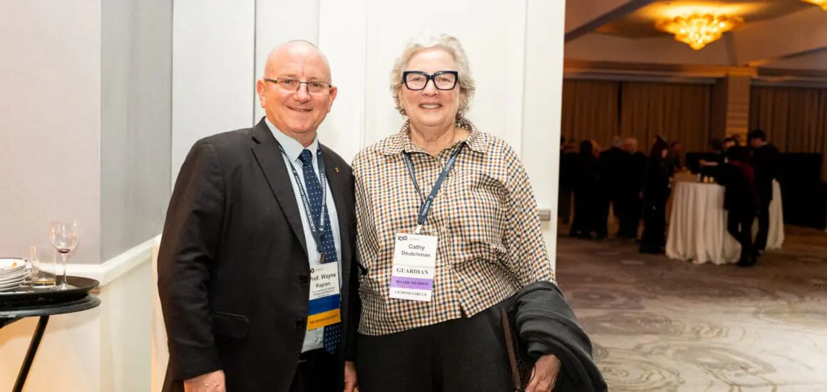 Wayne Kaplan, Technion vice president for external relations and resource development, and Cathy Deutchman, BOD and local member (Detroit) in Los Angeles.