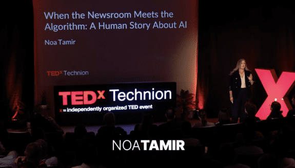 TedXTechnion: When the Newsroom Meets the Algorithm