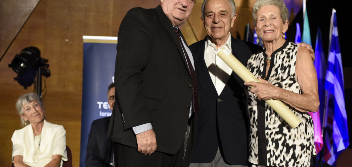 Eugene and Marlene Shapiro of Paradise Valley, Ariz., receive their Honorary Fellowship with great admiration for their decades of commitment to the Technion and Israel.