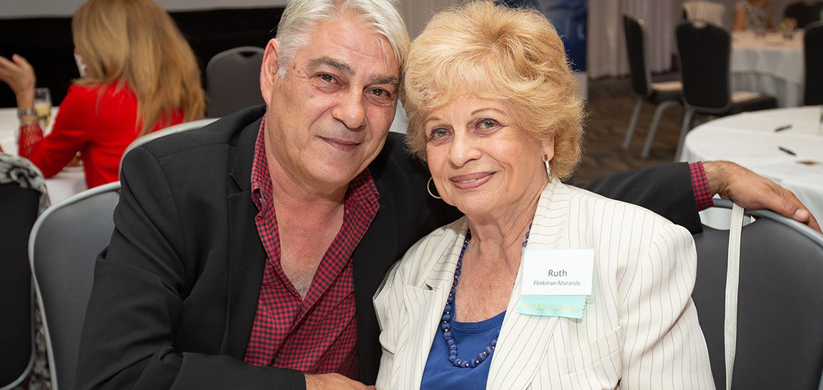 Two California ATS supporters at a Technion event