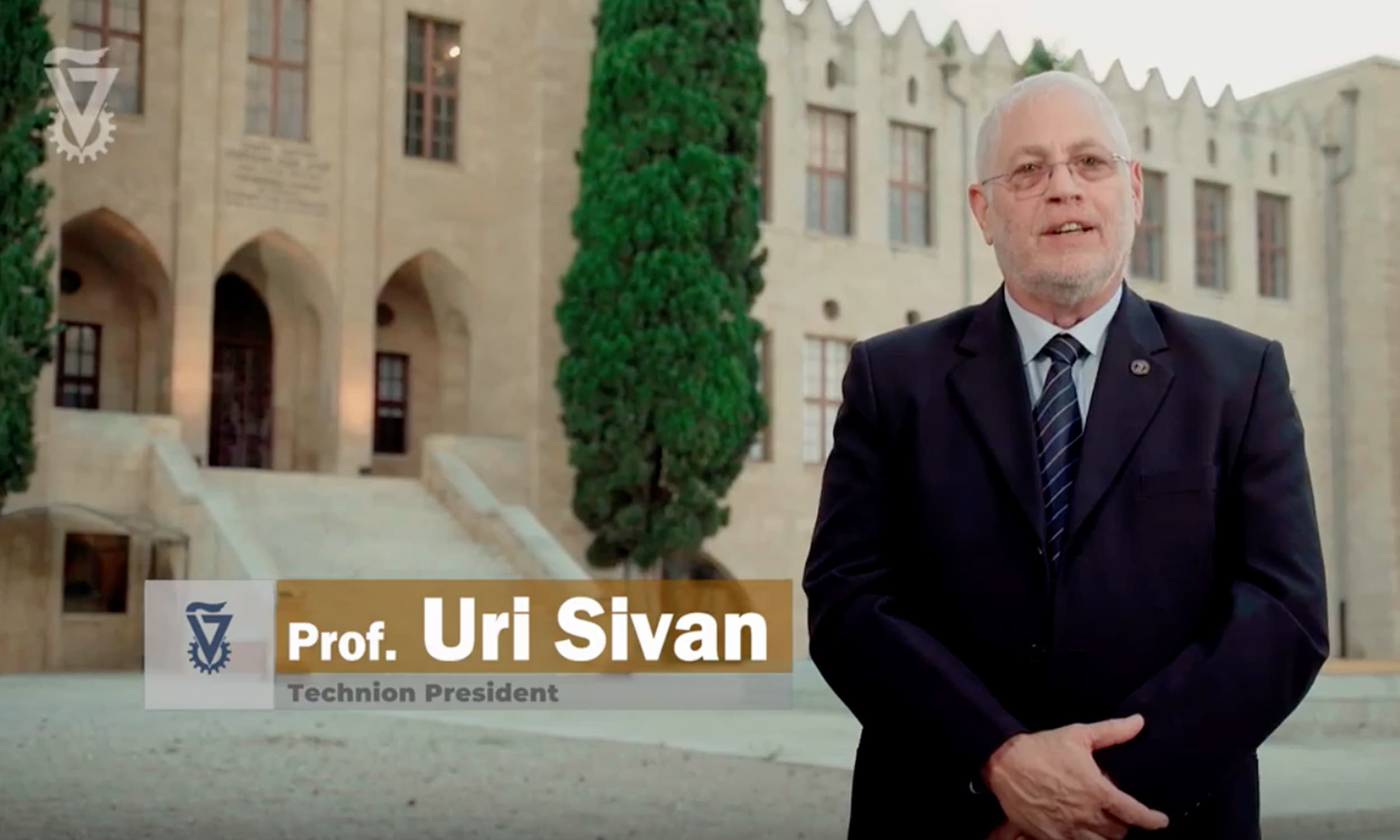 Video still of Technion President Uri Sivan | Donate to Support the Technion University | American Technion Society | How to Support Israel