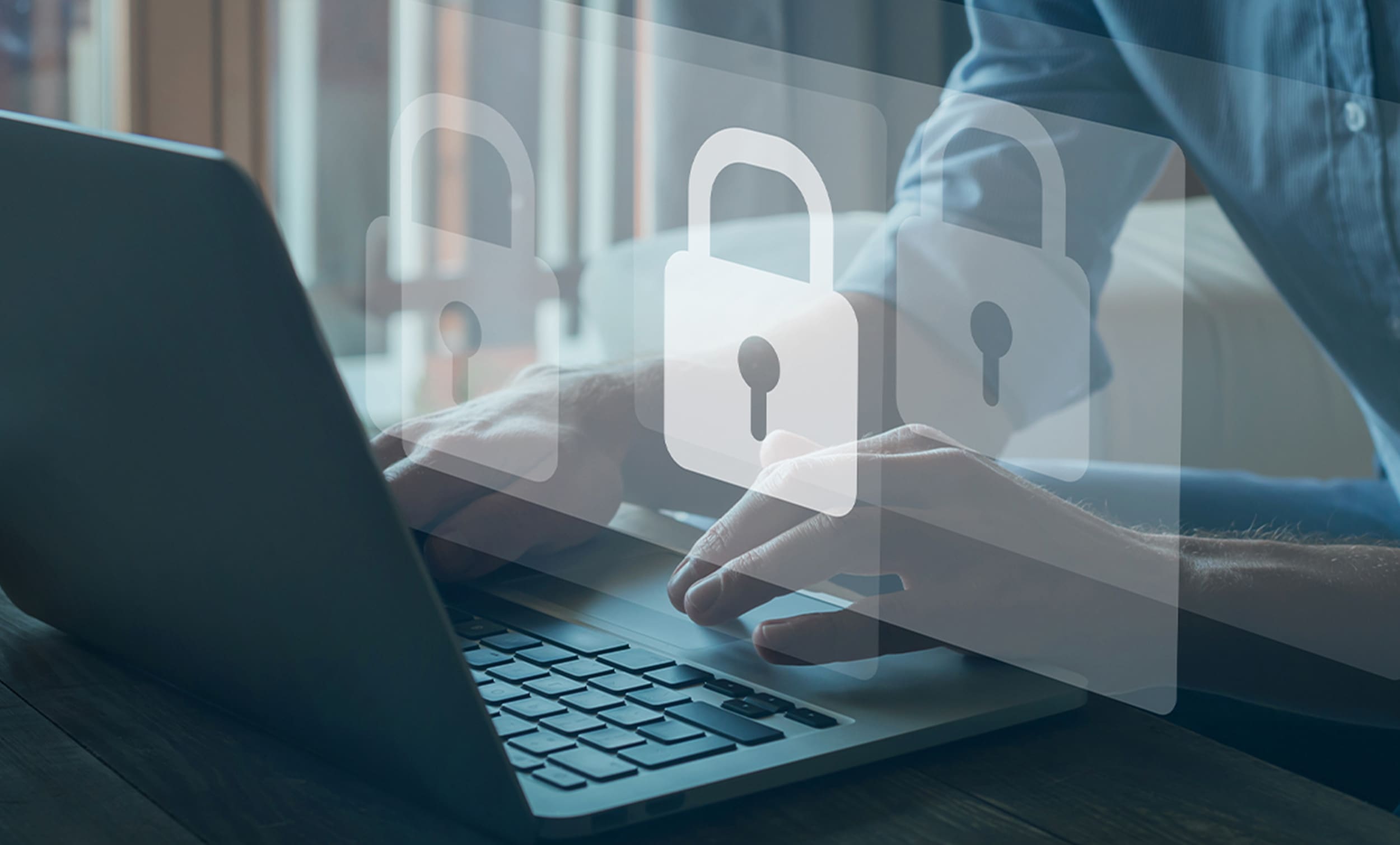 locked computer laptop graphic for student startups | Donate to Support the Technion Israel | American Technion Society