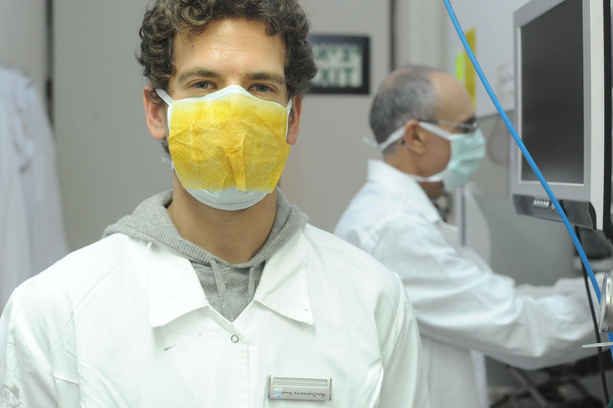 Maya sticker covid killing PPE worn by scientists | Donate to Support Israel | American Technion Society