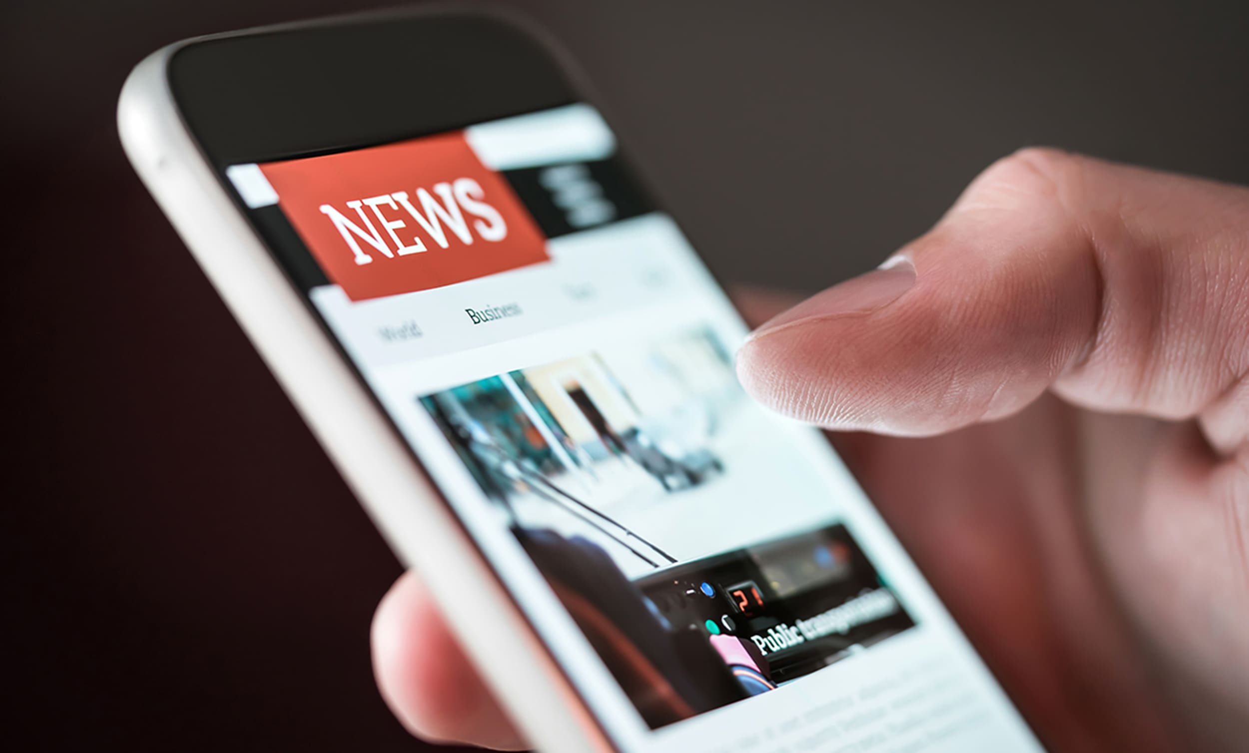 news app on an iphone | Donate to Support Israel | Technion University