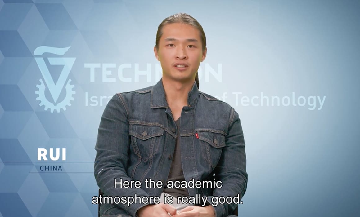 technion international student in a video | Donate to Support Israel | Technion University