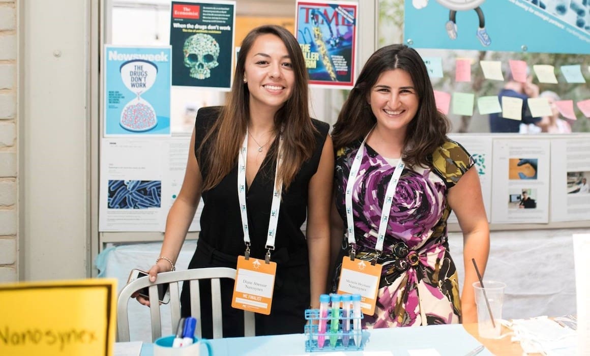 Diane Abensur Bessin and Michelle Heymann, nanosynex executives and technion alumnae | Donate to Support Israel | Technion University