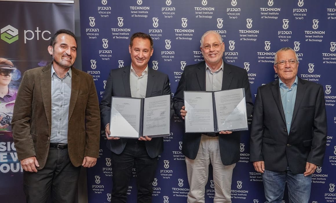 ptc executives with technion president prof. uri sivan | Donate to Support Israel | Technion University