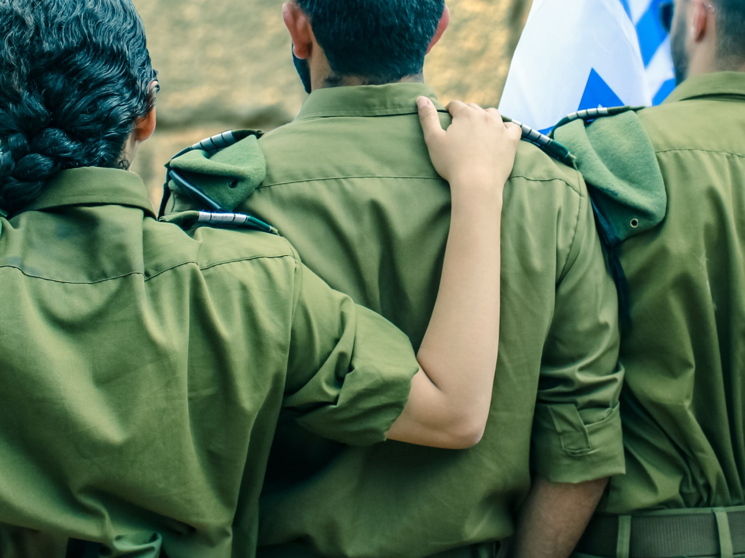 IDF reservist uniform shoulder with Israeli flag patch and blue graphic | ERC Starting Grant | | Donate to Israel | Technion University