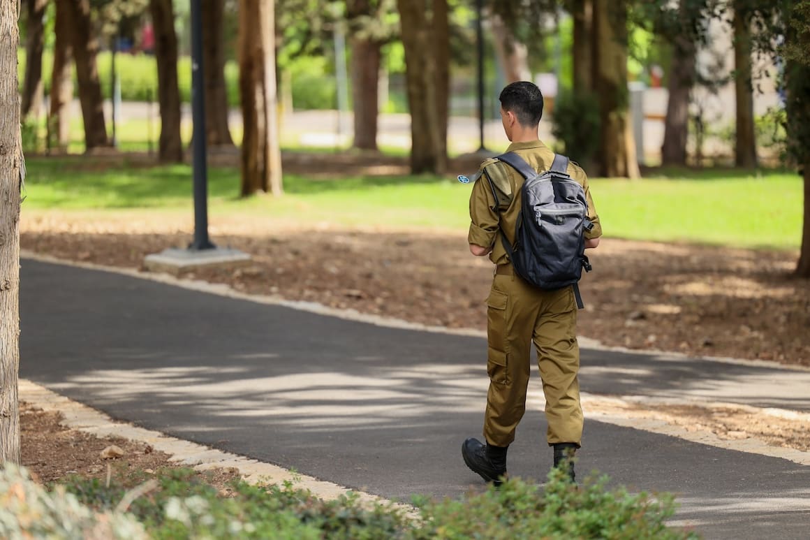 risking his life | reservist on campus | American Technion Society