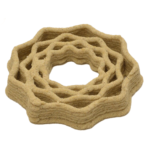 image of novel concrete biomaterial on white background