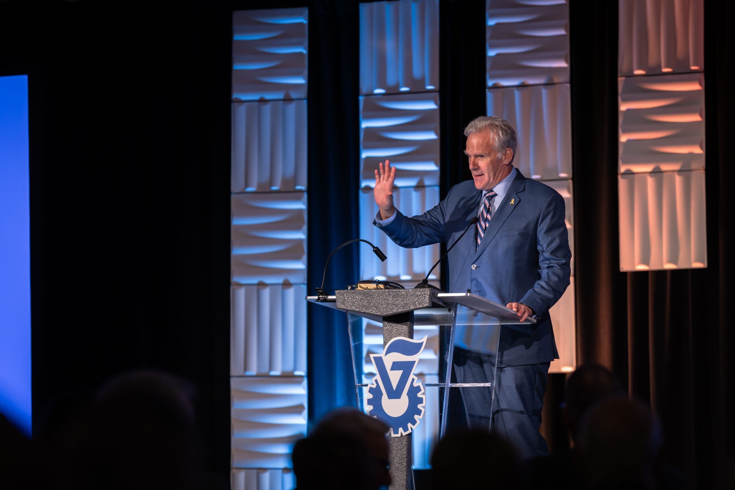Michael Oren | Board of Directors Meeting 2025 | former Israeli Ambassador to the United States Michael Oren at the podium