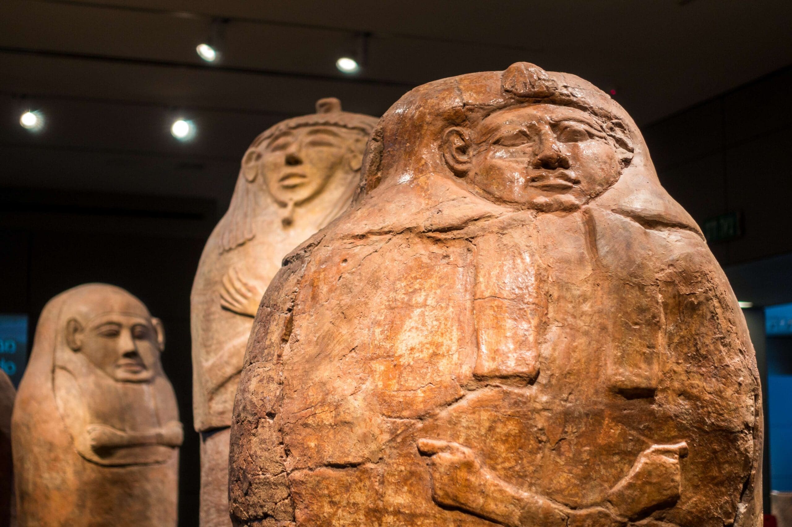 Jacob Grobman | Close up of mummy, Israel Museum, Jerusalem, Israel | American Technion Society