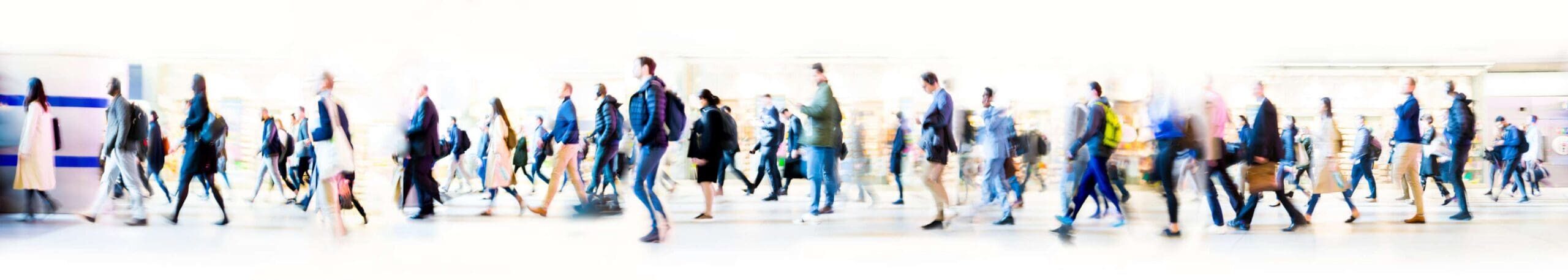 Protecting Israel | American Technion Society | Busy crowd walking