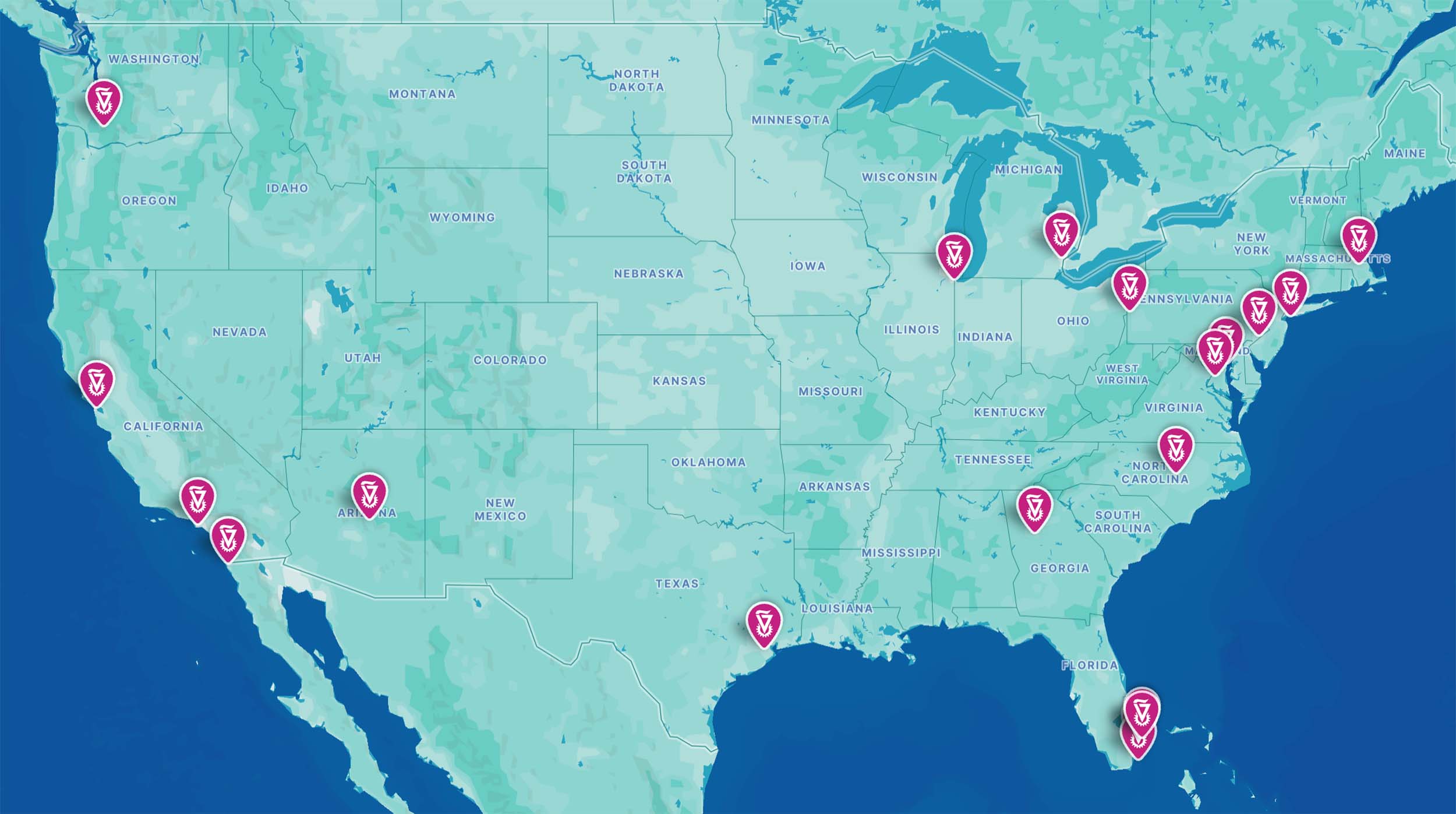 screenshot of the ATS Community map